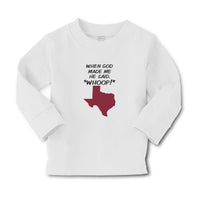 Baby Clothes When God Made Me He Said, ''Whoop!'' Boy & Girl Clothes Cotton - Cute Rascals