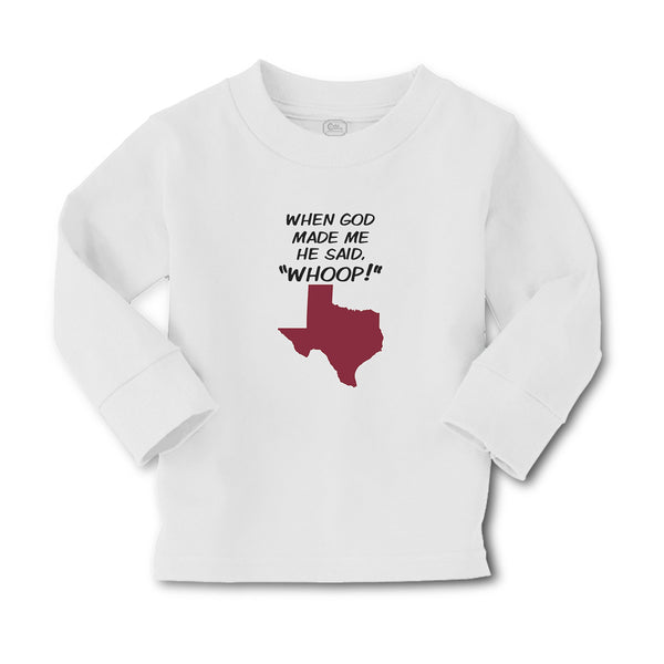 Baby Clothes When God Made Me He Said, ''Whoop!'' Boy & Girl Clothes Cotton - Cute Rascals