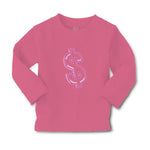 Baby Clothes Pink Dollar Symbol of Money Boy & Girl Clothes Cotton - Cute Rascals