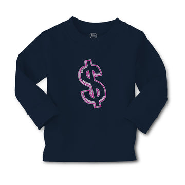 Baby Clothes Pink Dollar Symbol of Money Boy & Girl Clothes Cotton
