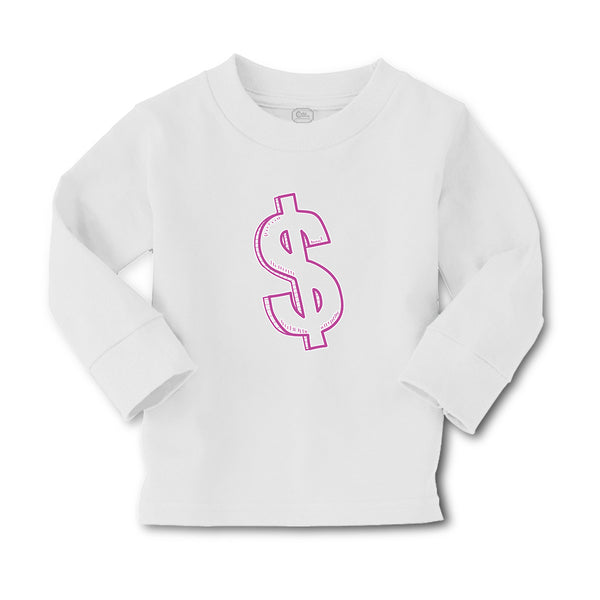 Baby Clothes Pink Dollar Symbol of Money Boy & Girl Clothes Cotton - Cute Rascals