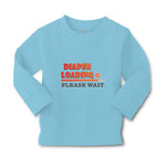 Baby Clothes Diaper Loading Please Wait Boy & Girl Clothes Cotton - Cute Rascals