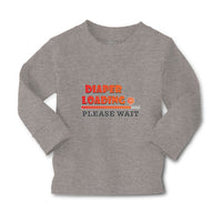 Baby Clothes Diaper Loading Please Wait Boy & Girl Clothes Cotton - Cute Rascals