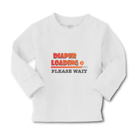 Baby Clothes Diaper Loading Please Wait Boy & Girl Clothes Cotton - Cute Rascals