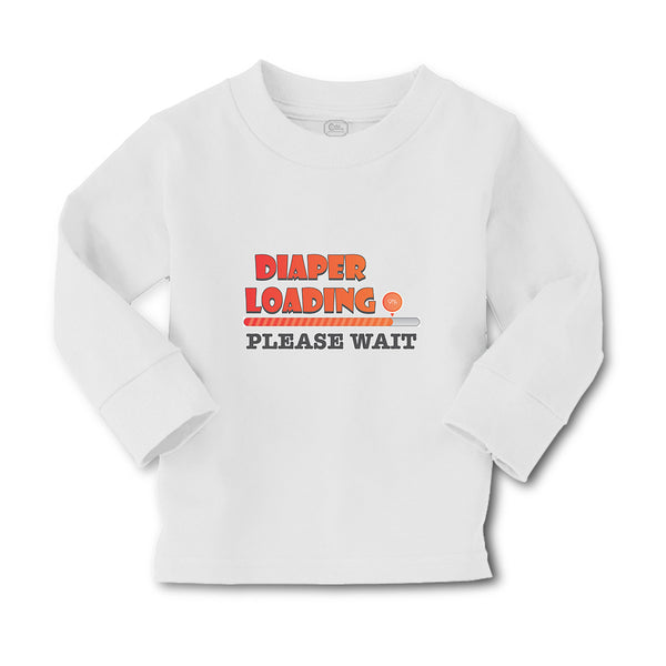 Baby Clothes Diaper Loading Please Wait Boy & Girl Clothes Cotton - Cute Rascals