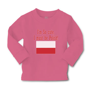 Baby Clothes I'M Cute, I Must Be Polish! Poland National Flag Central Europe