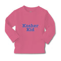 Baby Clothes Kosher Kid Jewish Tradition Heritage Shows Obedient God Cotton