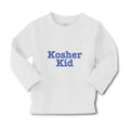 Baby Clothes Kosher Kid Jewish Tradition Heritage Shows Obedient God Cotton