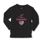 Baby Clothes Lil Miss Independent Flag United States Heart Symbol Cotton - Cute Rascals