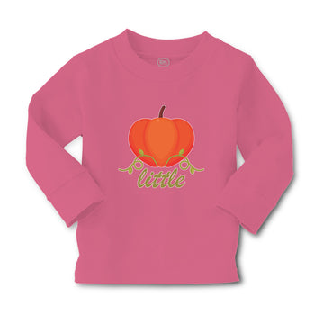Baby Clothes Little Orange Pumpkin with Stem and Leaf Boy & Girl Clothes Cotton