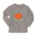 Baby Clothes Little Orange Pumpkin with Stem and Leaf Boy & Girl Clothes Cotton