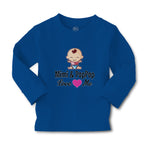 Baby Clothes Mimi & Poppop Love Me Baby Sitting with Eyes Closed and Pink Heart - Cute Rascals