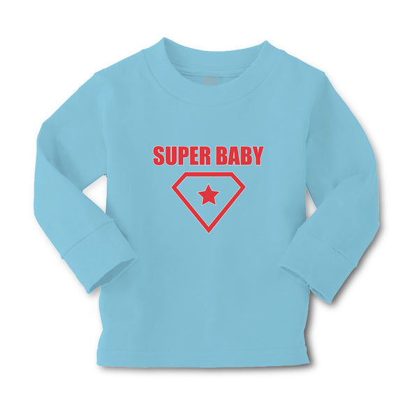 Baby Clothes Super Baby Hero Shield with Diamond Shape Along with Star Inside - Cute Rascals