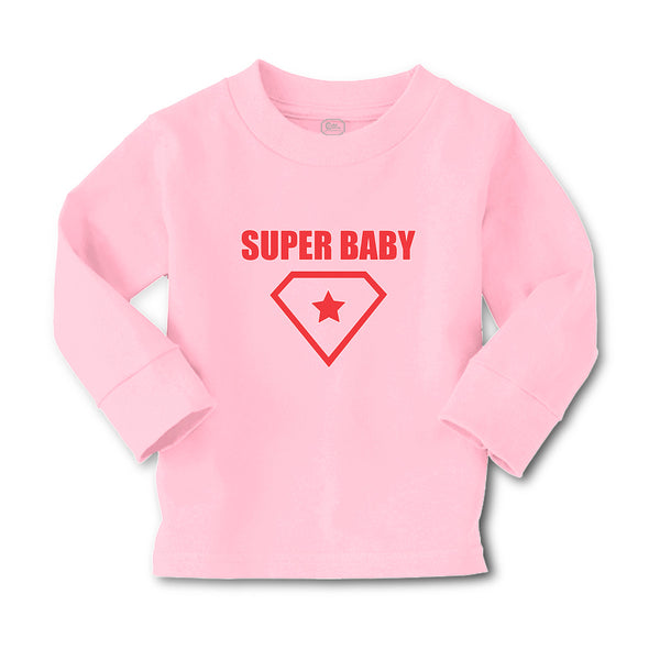 Baby Clothes Super Baby Hero Shield with Diamond Shape Along with Star Inside - Cute Rascals