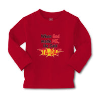 Baby Clothes When God Made Me He Said ''Ta-Da!'' Boy & Girl Clothes Cotton - Cute Rascals