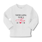 Baby Clothes You'Re Going to Be A Tia Along with Bow and Arrow Heart Symbol - Cute Rascals