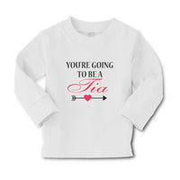 Baby Clothes You'Re Going to Be A Tia Along with Bow and Arrow Heart Symbol - Cute Rascals