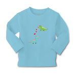 Baby Clothes Triceratops and Brontosaurus Dinosaur's Love with Lovely Hearts - Cute Rascals