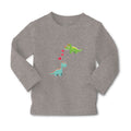 Baby Clothes Triceratops and Brontosaurus Dinosaur's Love with Lovely Hearts