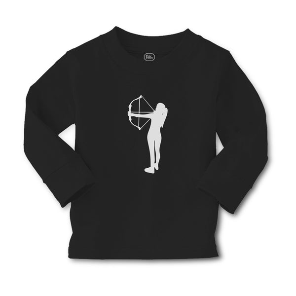 Baby Clothes An Silhouette Woman Hunter with Bow and Arrow Boy & Girl Clothes - Cute Rascals