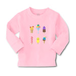 Baby Clothes Various Frozen Icecream Flavor Summer and Sweet Menu Concept Cotton - Cute Rascals