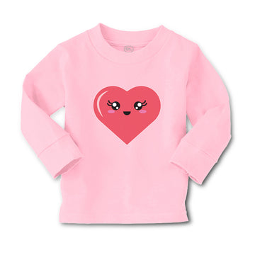 Baby Clothes Love Heart with Face Boy & Girl Clothes Cotton