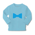 Baby Clothes Elegant Cute Blue Bowtie Boy & Girl Clothes Cotton
