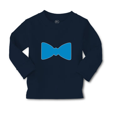 Baby Clothes Elegant Cute Blue Bowtie Boy & Girl Clothes Cotton