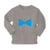 Baby Clothes Elegant Cute Blue Bowtie Boy & Girl Clothes Cotton - Cute Rascals