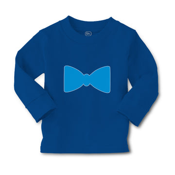 Baby Clothes Elegant Cute Blue Bowtie Boy & Girl Clothes Cotton