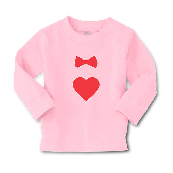 Baby Clothes Red Bowtie and Heart Love Symbol Boy & Girl Clothes Cotton - Cute Rascals