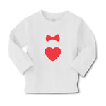Baby Clothes Red Bowtie and Heart Love Symbol Boy & Girl Clothes Cotton - Cute Rascals
