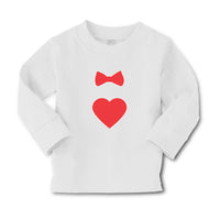Baby Clothes Red Bowtie and Heart Love Symbol Boy & Girl Clothes Cotton - Cute Rascals