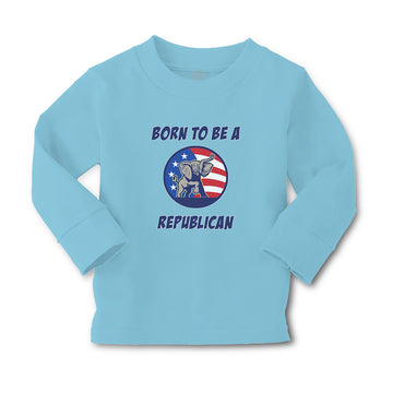 Baby Clothes Born Republican Elephant Mascot Usa Stars Stripes Flag Cotton