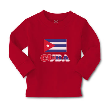 Baby Clothes National Flag of Cuba Design Style 1 Boy & Girl Clothes Cotton