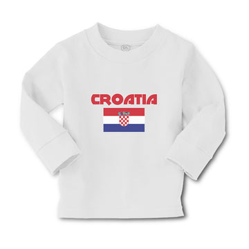 Baby Clothes Flag of Croatia Usa Boy & Girl Clothes Cotton