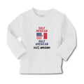 Baby Clothes Half Mexican Half American 100% Awesome Boy & Girl Clothes Cotton