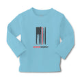 Baby Clothes Sign Honor Respect Firefighters Usa Flag Thin Red Line Cotton