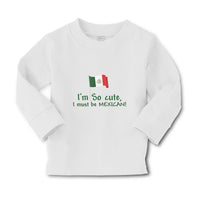 Baby Clothes I'M Cute, I Must Be Mexican National Flag Usa Boy & Girl Clothes - Cute Rascals
