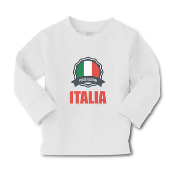Baby Clothes Forza Azzurri Italian National Flag Boy & Girl Clothes Cotton