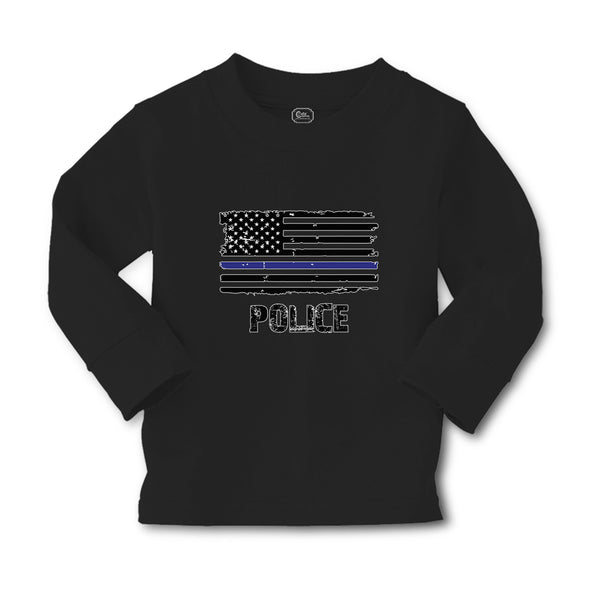 Baby Clothes An American Flag Symbolic Support for Law Enforcement Cotton - Cute Rascals