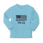 Baby Clothes An American Flag Symbolic Support for Law Enforcement Cotton - Cute Rascals