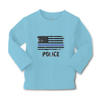 Baby Clothes An American Flag Symbolic Support for Law Enforcement Cotton - Cute Rascals