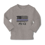 Baby Clothes An American Flag Symbolic Support for Law Enforcement Cotton - Cute Rascals