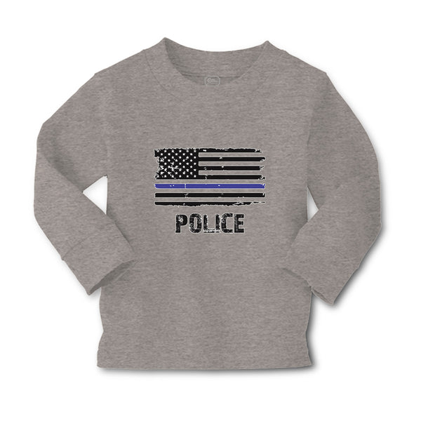 Baby Clothes An American Flag Symbolic Support for Law Enforcement Cotton - Cute Rascals
