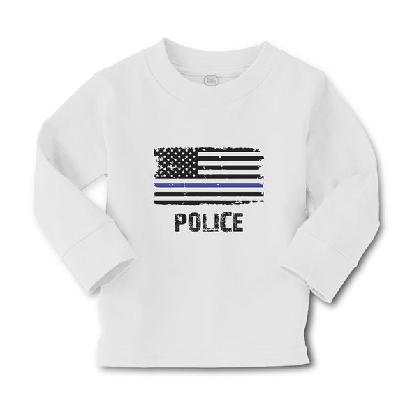 Baby Clothes An American Flag Symbolic Support for Law Enforcement Cotton - Cute Rascals