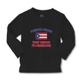 Baby Clothes American National Flag of Puerto Rican That Means I'M Awesome