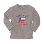 Baby Clothes American National Flag of Puerto Rican That Means I'M Awesome - Cute Rascals
