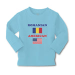 Baby Clothes American National Flag of Romanian and Usa Boy & Girl Clothes - Cute Rascals