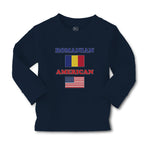 Baby Clothes American National Flag of Romanian and Usa Boy & Girl Clothes - Cute Rascals